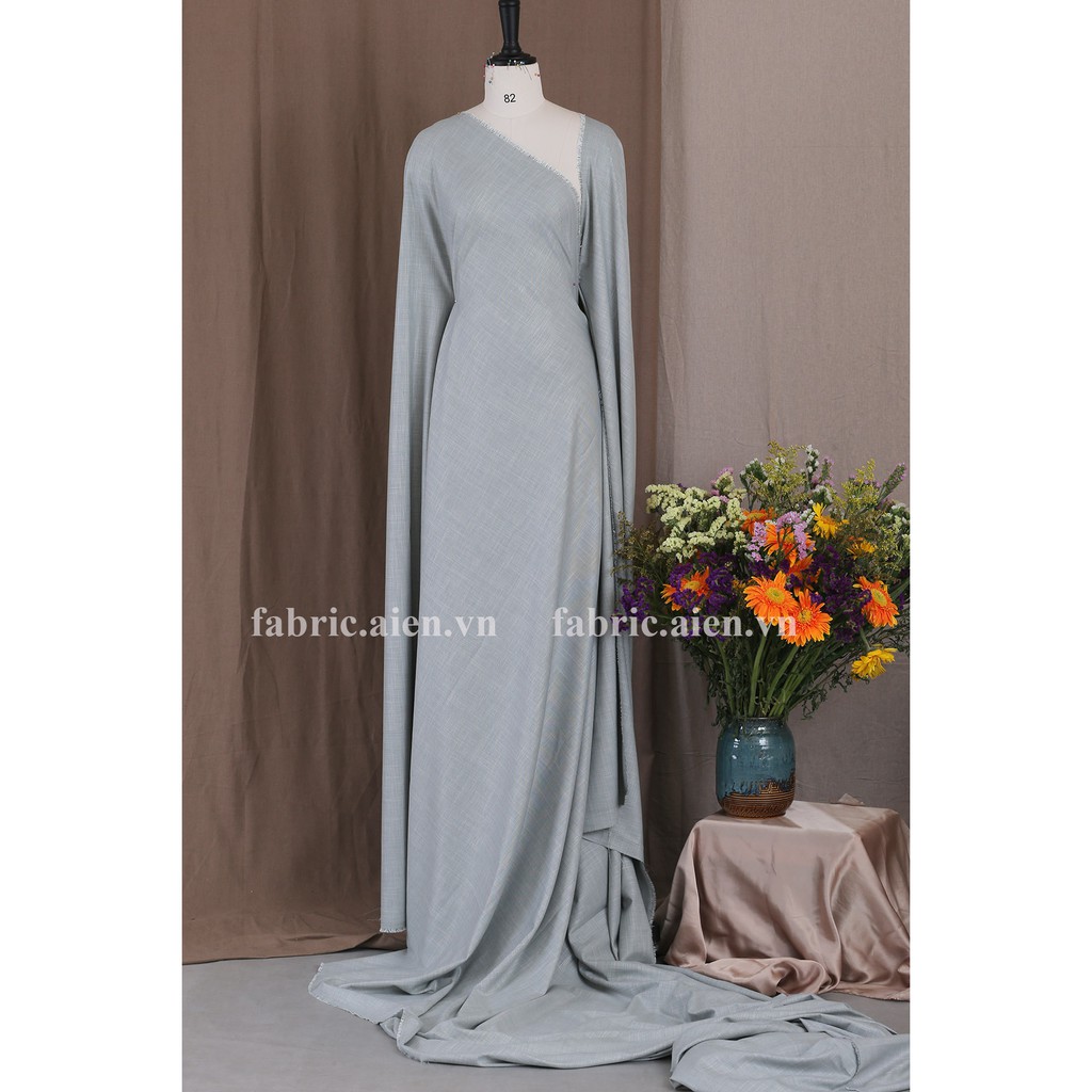 Vải Linen Len ALNL-13| Vải may áo sơ mi, quần tây, đầm công sở cao cấp