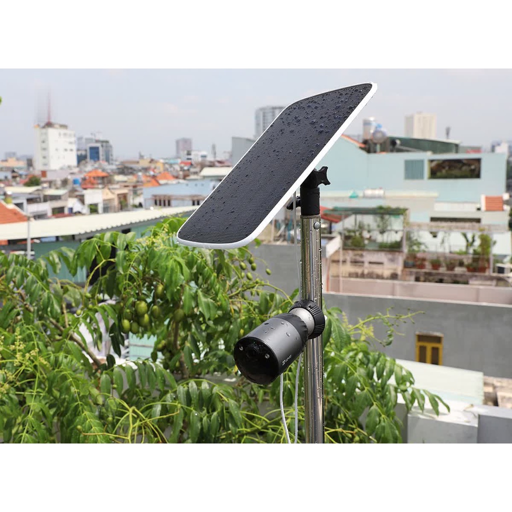 Camera wifi không dây dùng pin Ezviz BC1C (dùng pin), đàm thoại 2 chiều, kèm sạc năng lượng mặt trời (hàng chính hãng)