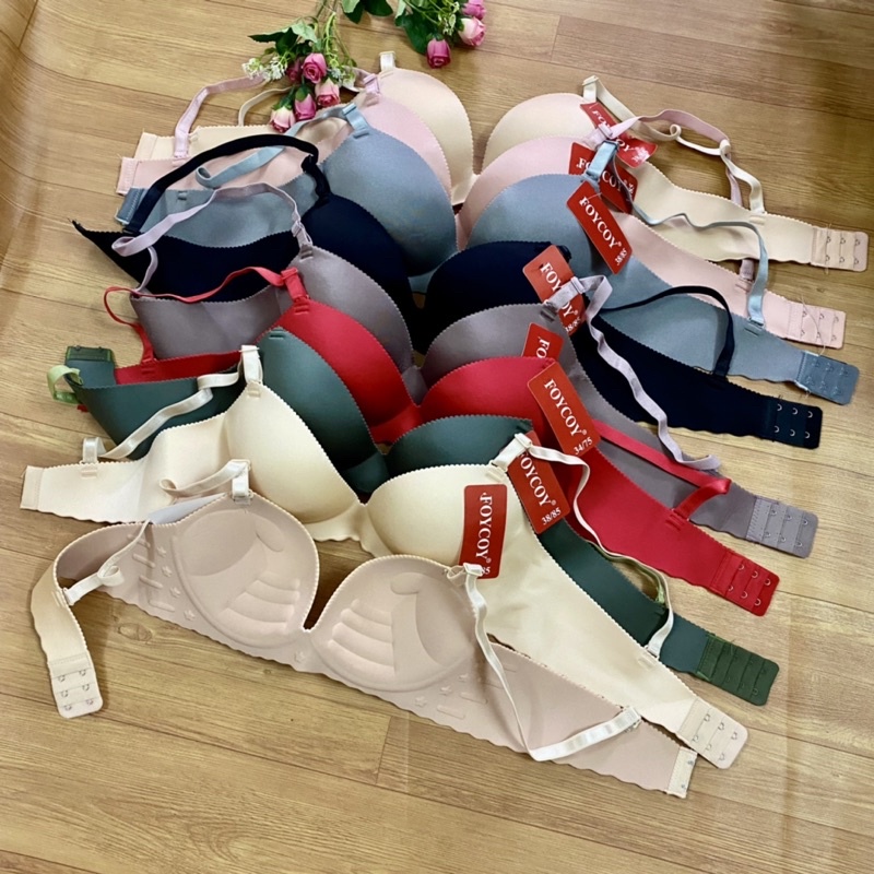 Combo 3 áo su đúc trơn không gọng nâng ngực 3 phân