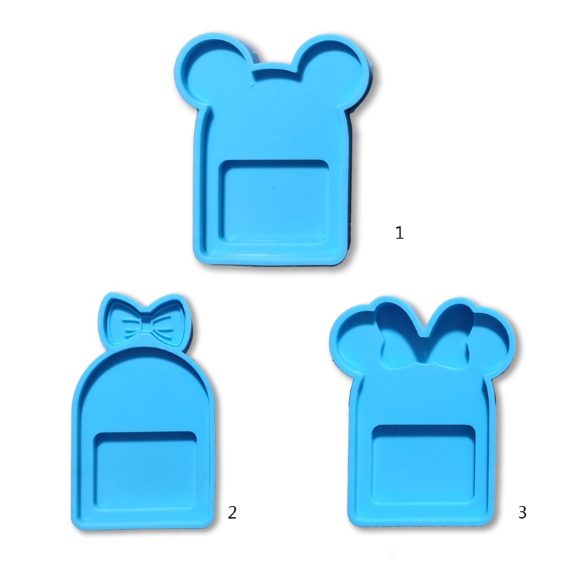 Khuôn Silicone Làm Móc Khóa Hình Ba Lô DIY