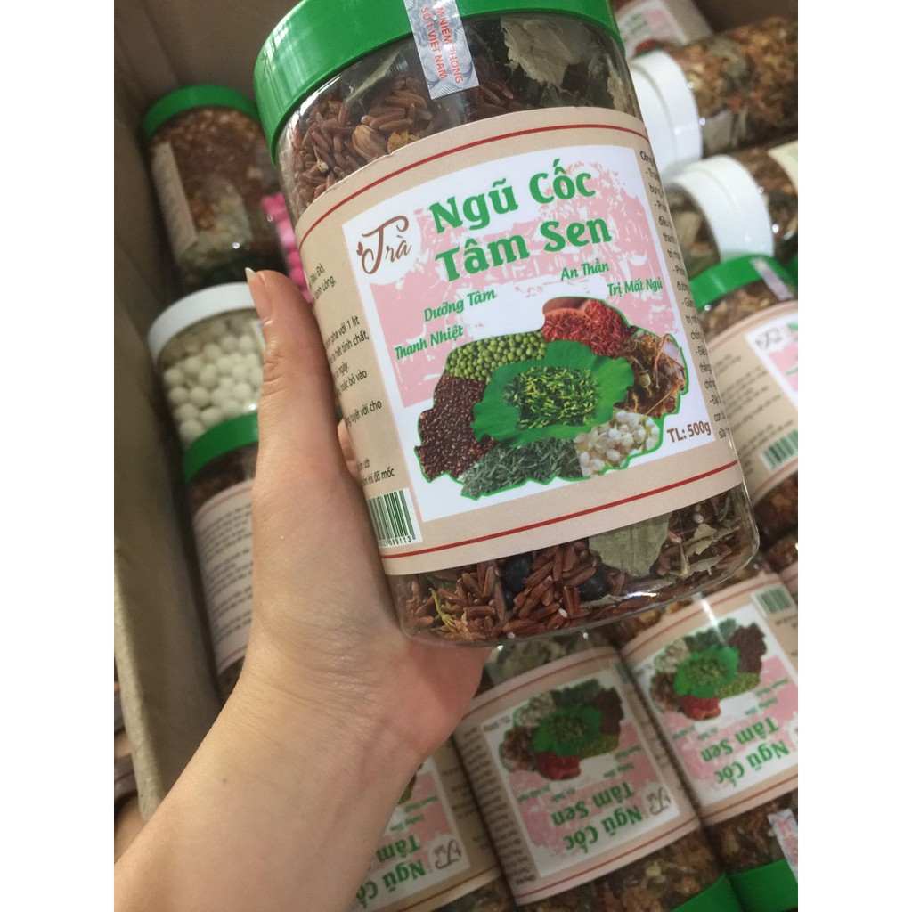 Trà ngũ cốc tâm sen 500g ngủ ngon an thần