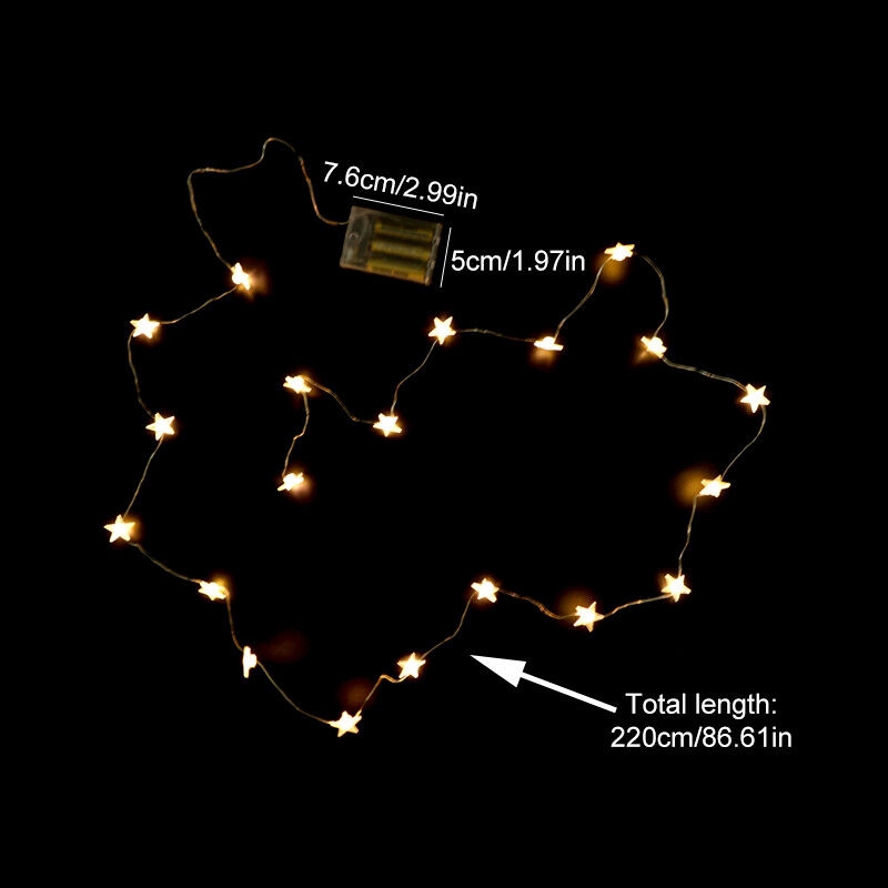 1 Dây Đèn LED 2M 20 Bóng Hình Kì Lân Và Chim Hồng Hạc