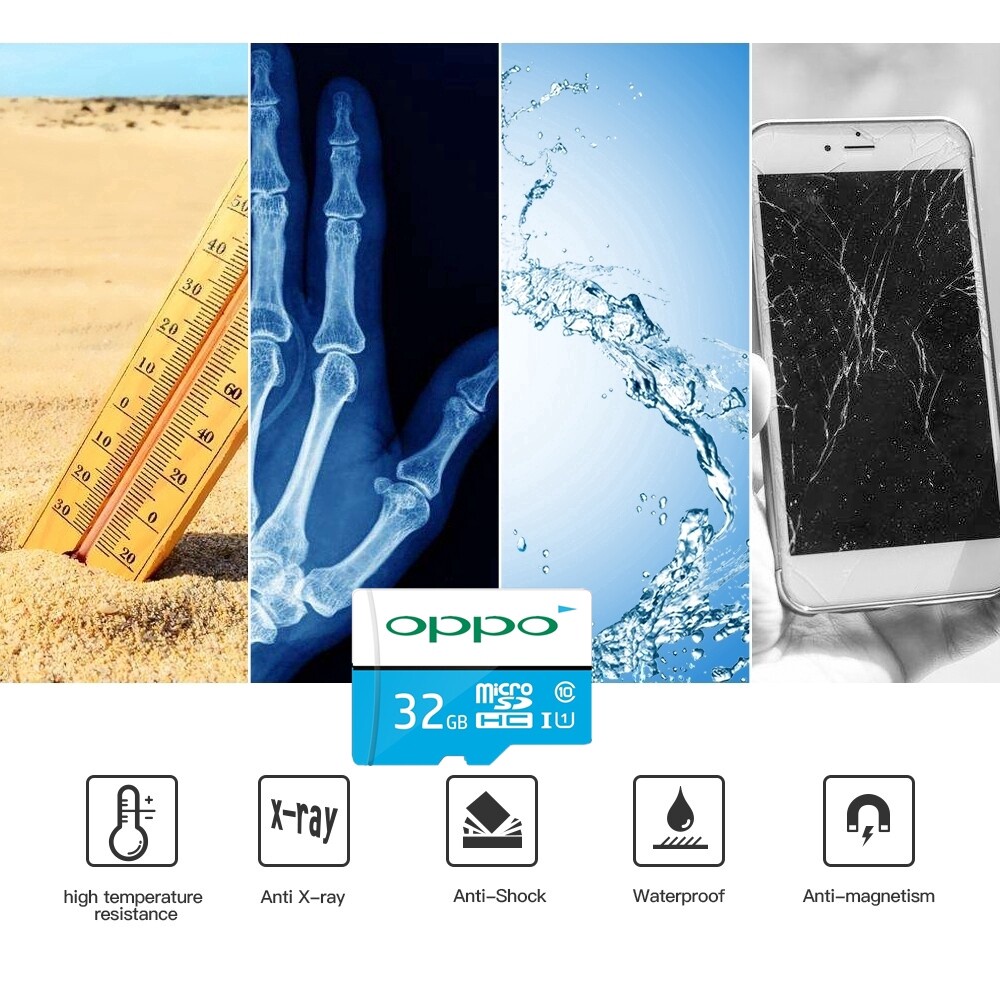 OPPO Thẻ Nhớ Micro SD Class10 UHS-I Tốc Độ Cao Dung Lượng 1TBGB 512GB 64GB 32GB
