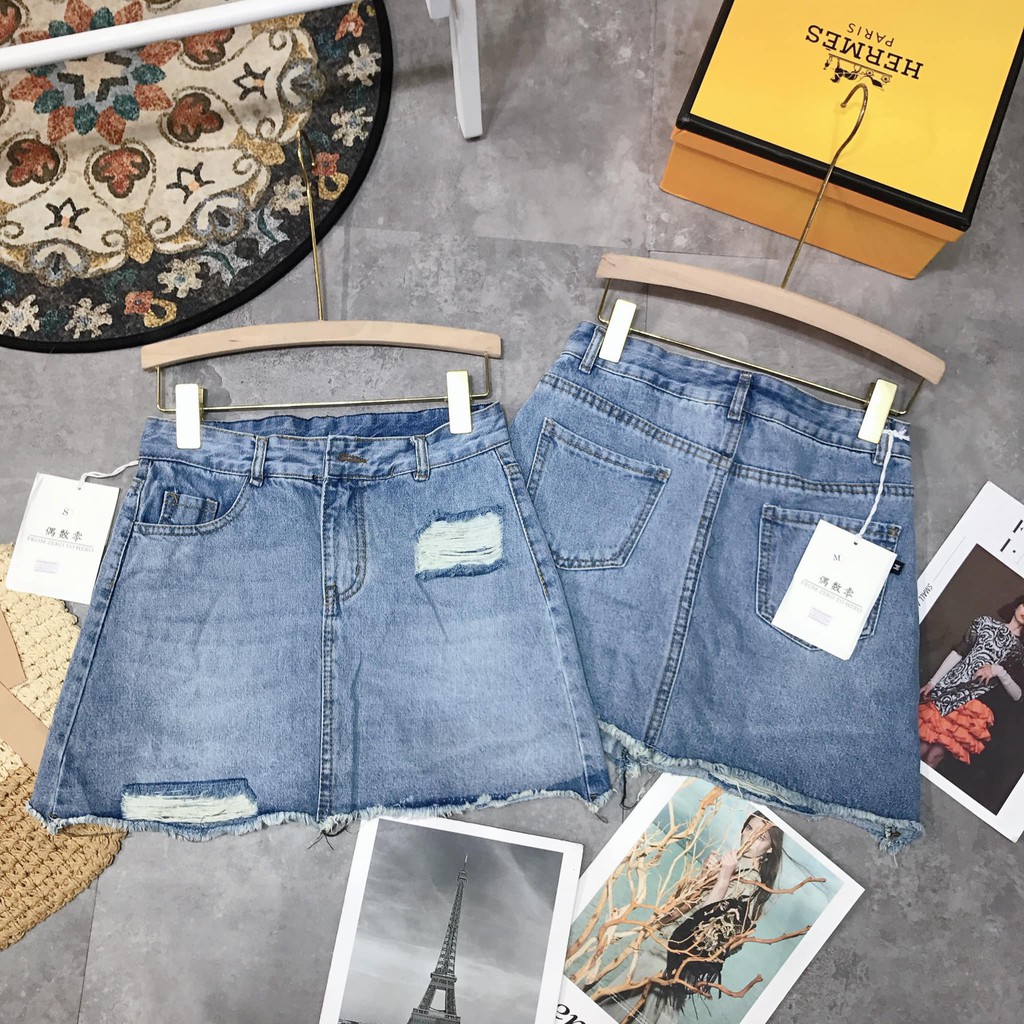 Váy jeans ngắn cá tính mã 2271 ( kèm ảnh thật, video ) | BigBuy360 - bigbuy360.vn