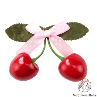 Kẹp Tóc Hình Quả Cherry Dễ Thương Cho Bé Gái