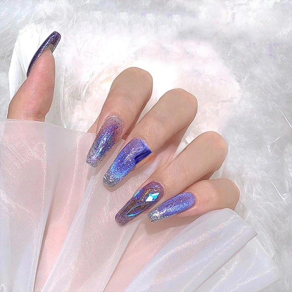 Gel Kim Tuyến Màu Cầu Vồng Mắt Mèo Không Gây Kích Ứng Cho Salon Làm Móng