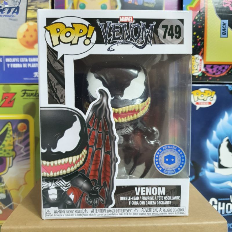 Đồ chơi mô hình funko pop 749 Venom  Popinabox Sticker - Marvel
