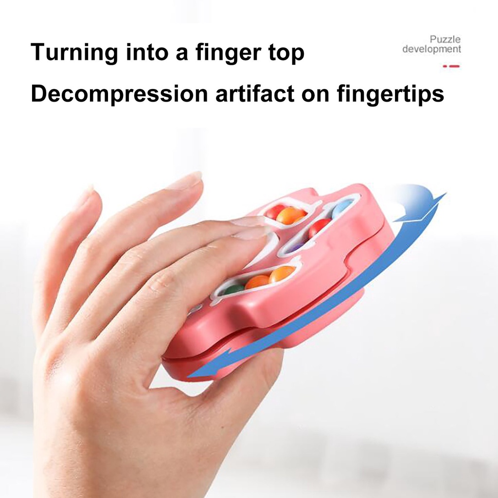 Đồ Chơi Con Quay Hai Mặt Dạng Hạt Nhỏ Dành Cho Trẻ Em