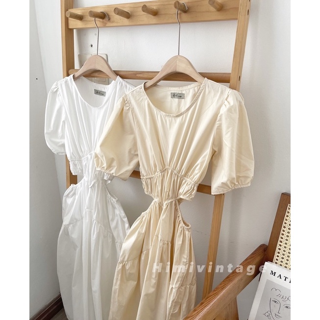 Đầm maxi đi biển hở lưng cut eo , lưng bo chun nhún ( hình chụp sàn thật ) - mh18 | BigBuy360 - bigbuy360.vn