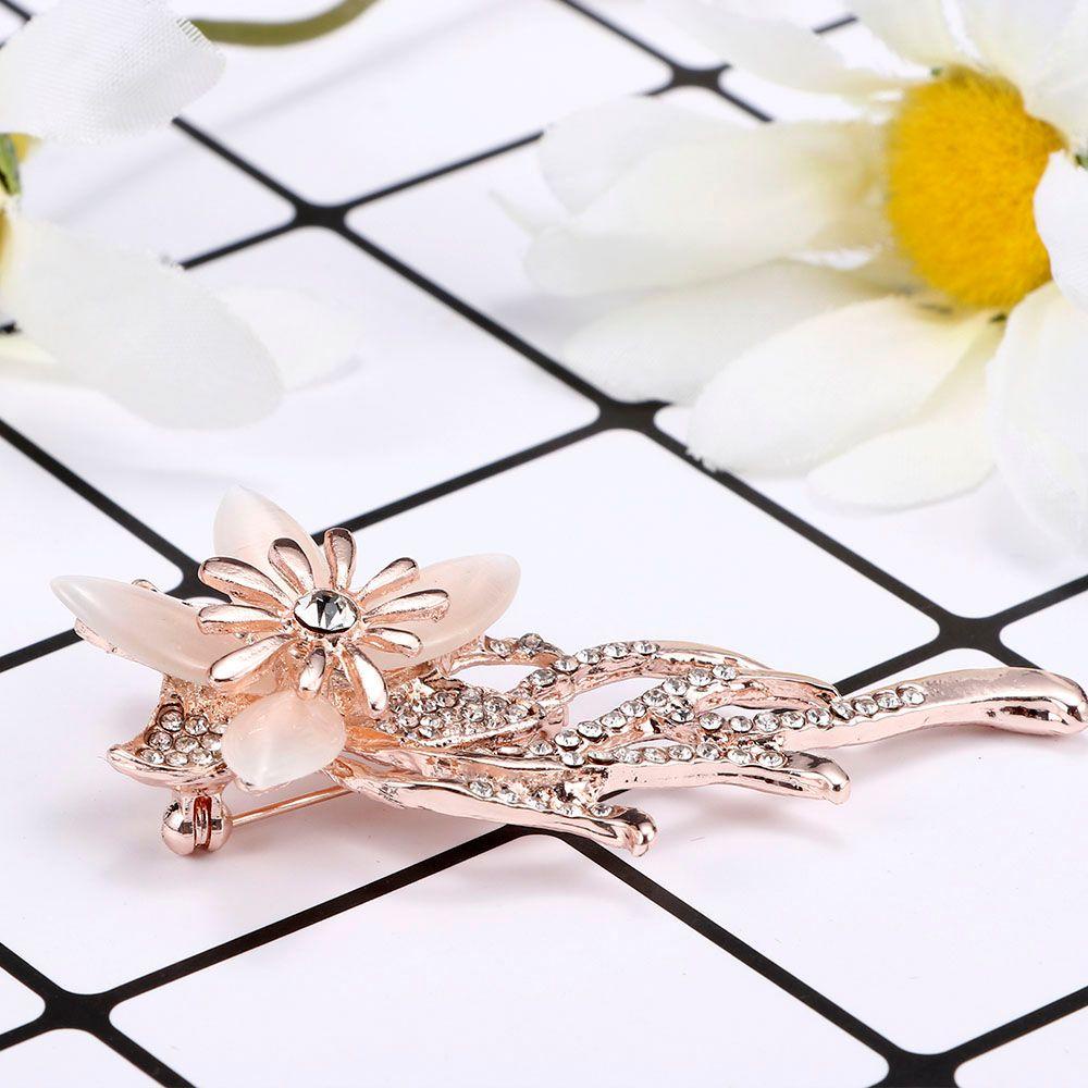 Trâm Cài Áo VANES1 Bó Hoa Nữ|Quà Tặng Hình Oval Độc Đáo Ấn Tượng|Khay Nhựa Acrylic Đựng Đồ Tiện Dụng