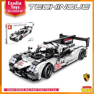 Xếp hình Technic Siêu xe đua Porsche 919 Hybird - Đồ Chơi Lắp Ghép Sáng Tạo Techniques - Sembo  701652