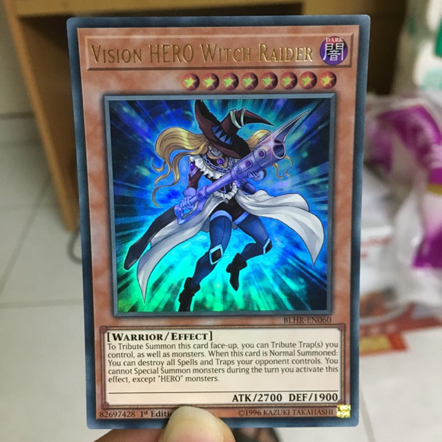 Đồ chơi thẻ bài yugi oh konami Vision Hero Witch Raider
