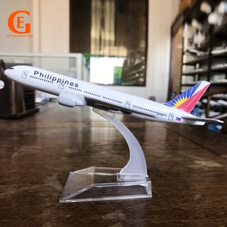 Philippine airlines boeing 777 máy bay mẫu pal hợp kim diecast b777 máy bay mô hình máy bay có giá đỡ màn hình