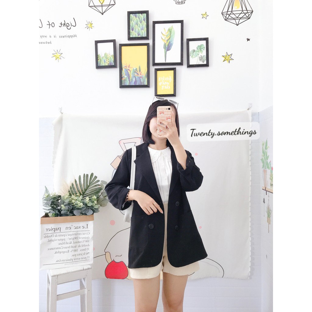 QUẦN SHORTS KHÓA KÉO SAU TÔN DÁNG (ảnh thật/sẵn/video)
