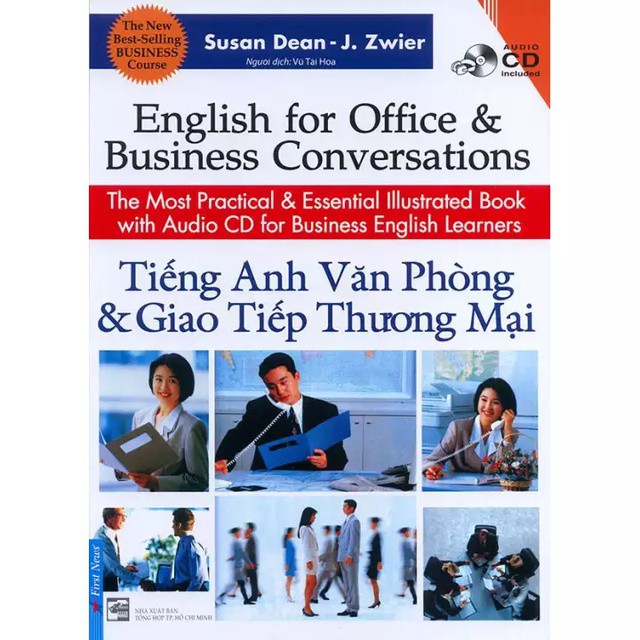 Sách - Tiếng Anh Văn Phòng & Giao Tiếp Thương Mại (S+1CD) - First News | BigBuy360 - bigbuy360.vn