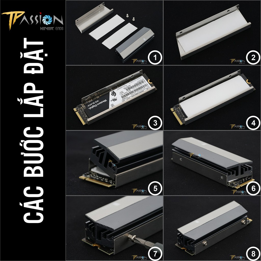 Tản nhiệt SSD 2280 Jonsbo M2 Radiator (Xám bạc) - Hiệu năng tốt, thiết kế tinh tế, chắc chắn