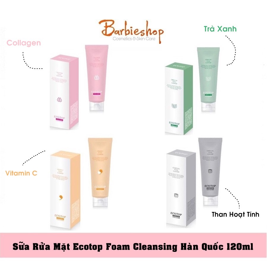 Sữa Rửa Mặt Ecotop Foam Cleansing 120ml Hàn Quốc