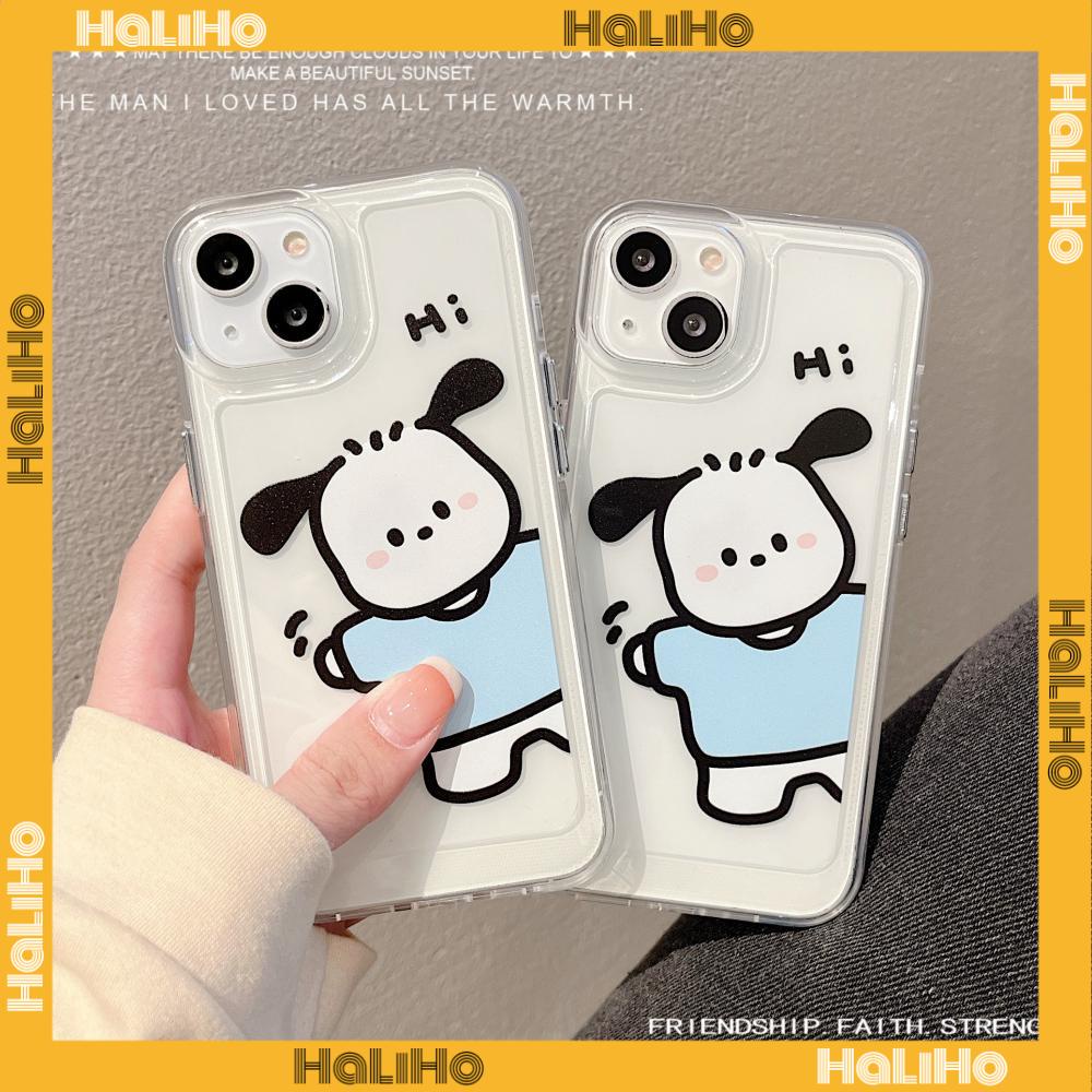 iPhone Case Silicone Soft Case Clear Case Thickened Shockproof Protection Camera Metal Button Cartoon Cute Compatible For iPhone 11 Pro Max 13 Pro Max 12 Pro Max 7Plus xr XS Max