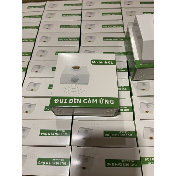 Đui đèn cảm biến hồng ngoại,đui xoáy E27 Đui