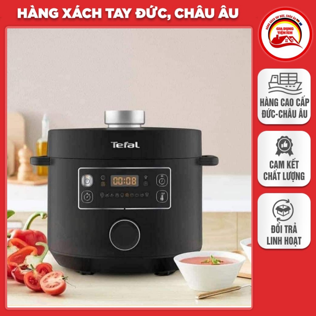 Nồi Áp Suất Điện Đa Năng Tefal CY754830 5Lit , Với 10 Chương Trình Nấu Tự Động_ Hàng Nhập Từ Đức