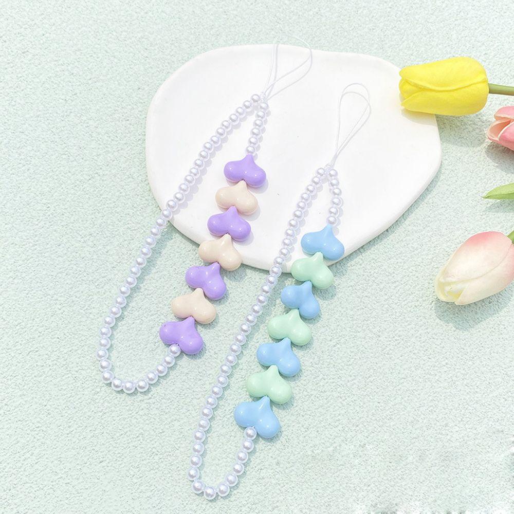 HARRIETT Mobile Dây Đeo Cổ Tay Chống Thất Lạc Họa Tiết Hoa Đầy Màu Sắc