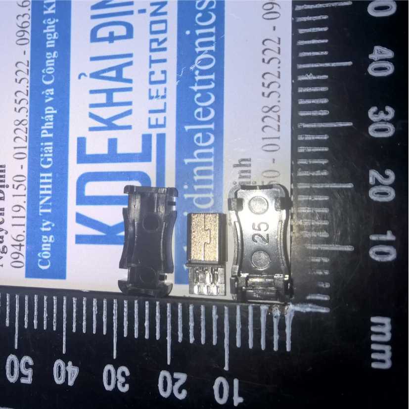 Đầu Jack MiniUSB + vỏ nhựa (10 bộ) kde0219