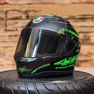 Mũ bảo hiểm AGU chính hãng nhiều màu tem