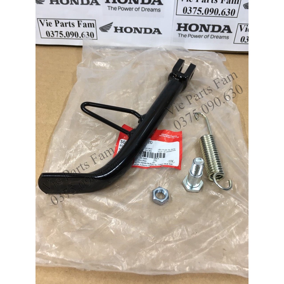 Chống ngang / chống nghiêng Future Neo, Wave RS100, Wave S100, Wave A100, Wave cá 100, Hàng chính hãng Honda