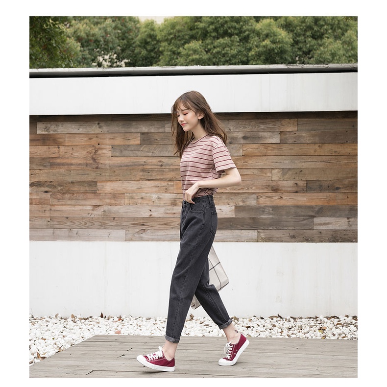 Quần jeans nữ  - quần baggy jeans Unisex  lưng cao vải đẹp dày dặn | BigBuy360 - bigbuy360.vn