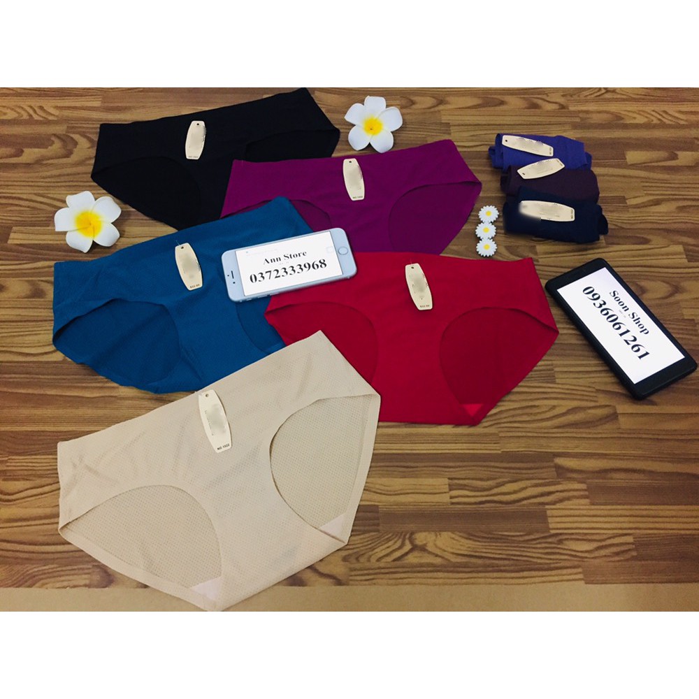 Quần lót đúc su Thông hơi, không đường may cho chị em từ 40-62kg(Ảnh thật)