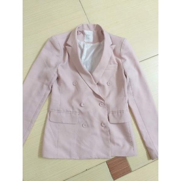 Áo vest blazer hồng size S, M