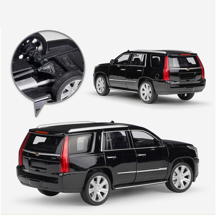 Xe mô hình ô tô Cadillac Escalade tỉ lệ 1:24 Welly bằng kim loại - Cadillac Escalade 1:24