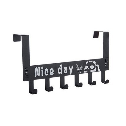 Móc Phía Sau Cửa Đa Năng, Bằng Thép Không Gỉ, Đa Năng, Tiện Lợi (Loại 6 móc) - K11