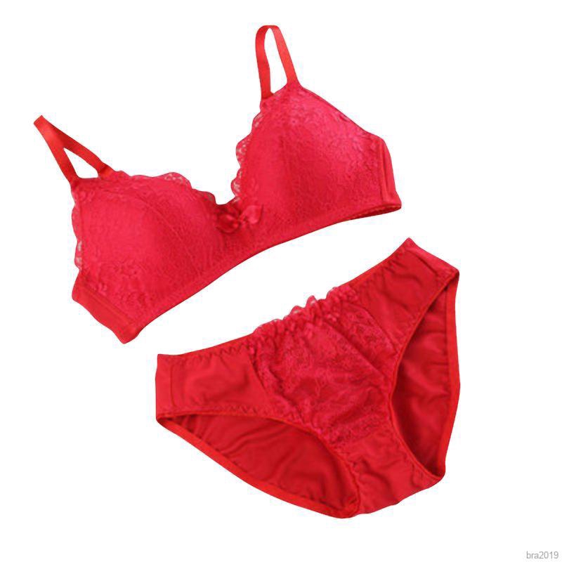 Set đồ lót phối ren màu trơn gợi cảm cho nữ | BigBuy360 - bigbuy360.vn