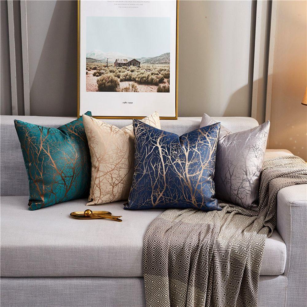 Vỏ Gối Hình Vuông 18x18in Trang Trí Phòng Khách