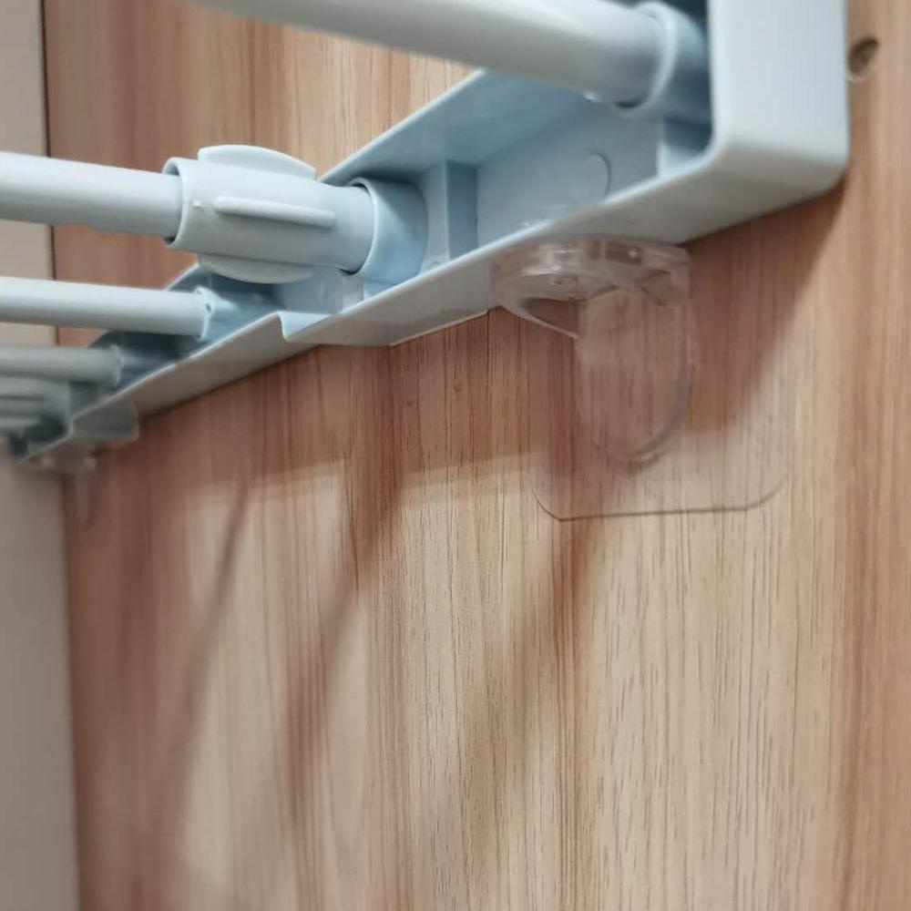 Giá Đỡ Kệ Tủ Bằng Nhựa Có Móc Gắn Góc Tường Tiện Lợi