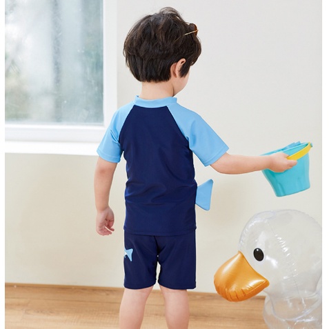 [10 -35kg] Đồ Bơi Cho Bé Trai/ Áo Tắm Bé Trai  Hình Cá Mập Mã BT-21