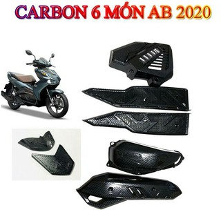 Combo ốp carbon 6 món, 5 món cho ab 2020