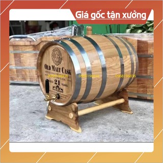 Thùng gỗ sồi ngâm rượu 50l,thùng rượu gỗ sồi