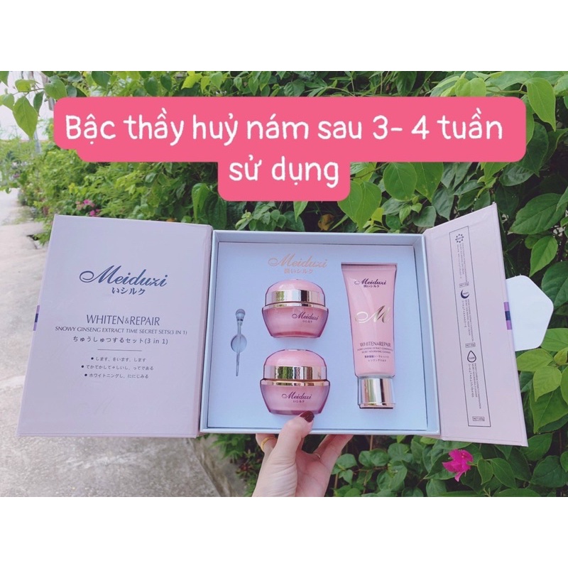 BỘ 4 MeiDezi Vua Nám-Tàn Nhang -Mụn Nội Địa TẶNG KÈM SERUM