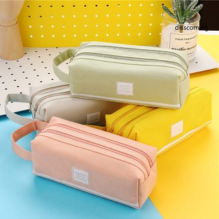 Túi Đựng Bút Bằng Vải Canvas In Họa Tiết Xinh Xắn
