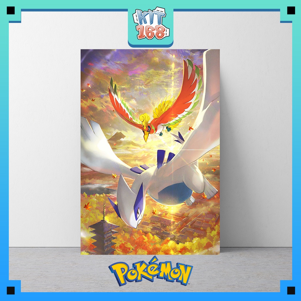 Poster Hình Pokemon lugia và Ho-oh (POSPIC-0086)