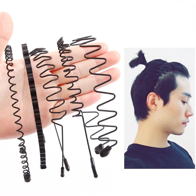 Cài tóc nam đơn giản cố định kiểu tóc rửa mặt thời trang Hàn Quốc