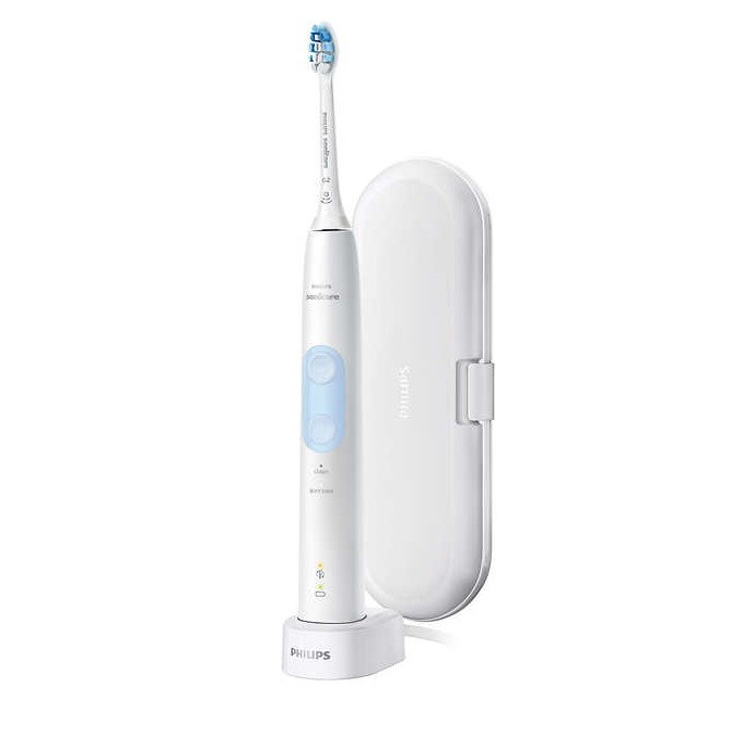 - Bộ đôi bàn chải điện Philips Sonicare ProtectiveClean 5000, Optimal Clean - Có bán tách set