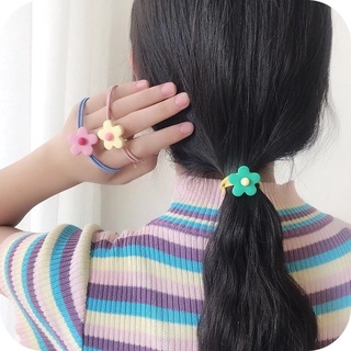 Dây cột tóc cao su co dãn hình bông hoa/ khủng long