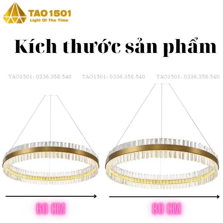 Đèn thả pha lê - Đèn chùm pha lê - Đèn thả pha lê phòng khách - Đèn thả pha lê bàn ăn