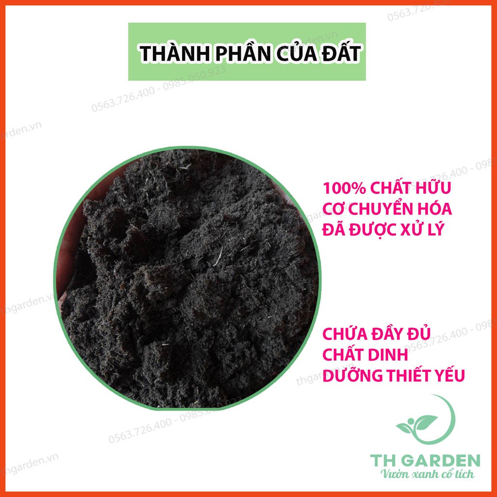 Đất Trồng Cây Tribat 20dm3 - Khoảng 8 đến 10kg - Đất Sạch Trồng Cây Dinh Dưỡng Chất Lượng Cao