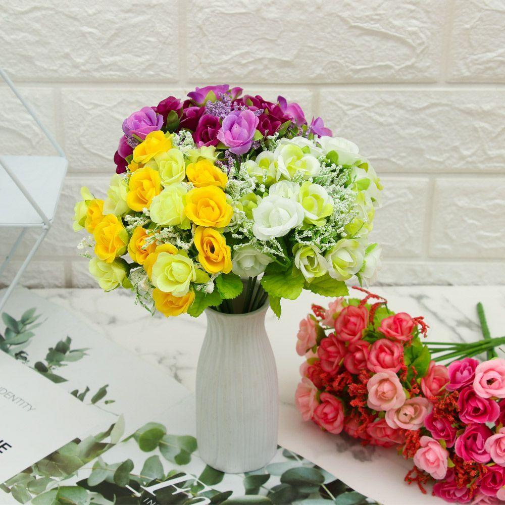 KUNHEV Bó Hoa Mẫu Đơn Giả 21 Bông Trang Trí Tiệc Cưới
