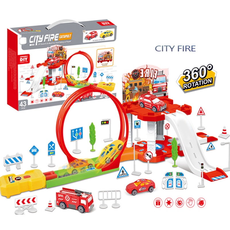 Bộ Đồ Chơi Đường Ray Phá Vỡ Vui Nhộn Cho Bé