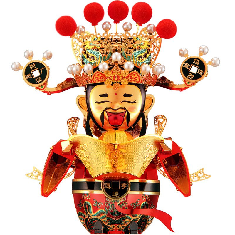 Mô Hình Kim Loại Lắp Ráp 3D Piececool Thần Tài The God Of Fortune